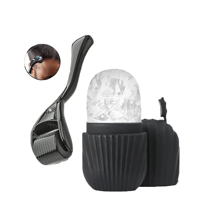 Ice Face Roller & Gua Sha Set – Reduce Puffiness & Sculpt Your Face