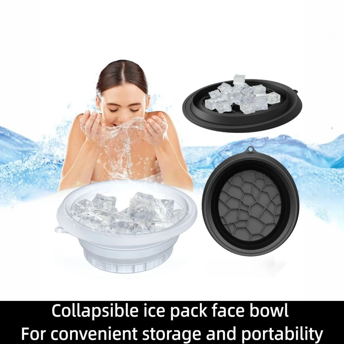 IceGlow™ Facial Ice Bath Bowl – Depuff, Tighten & Refresh Skin Instantly