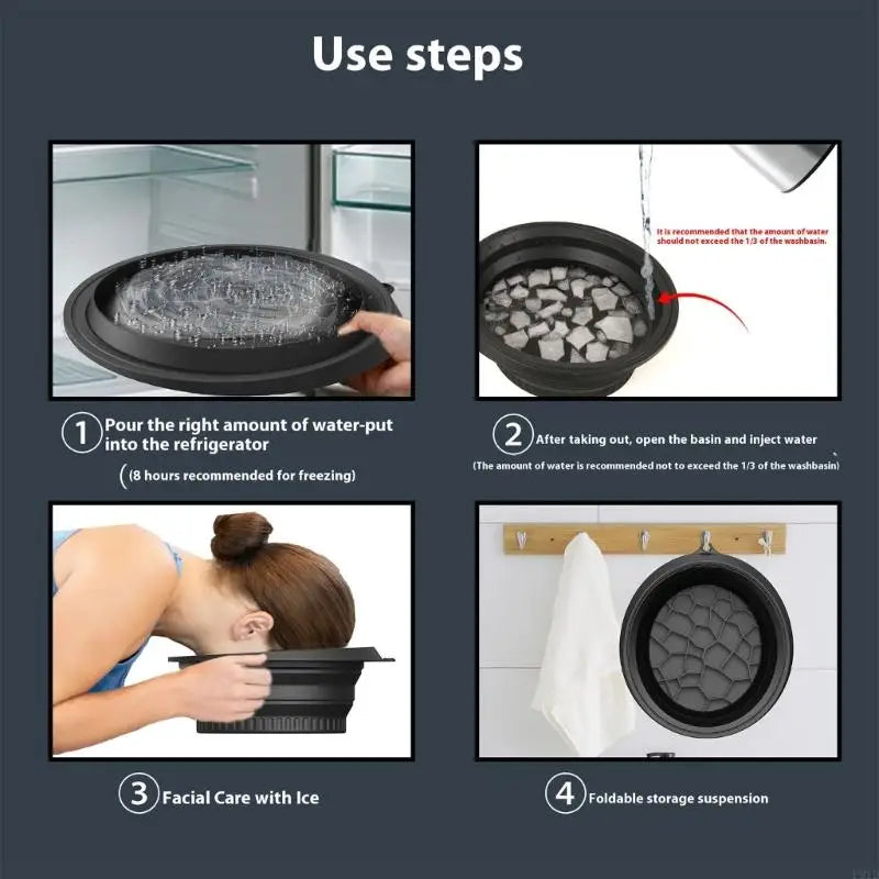 IceGlow™ Facial Ice Bath Bowl – Depuff, Tighten & Refresh Skin Instantly