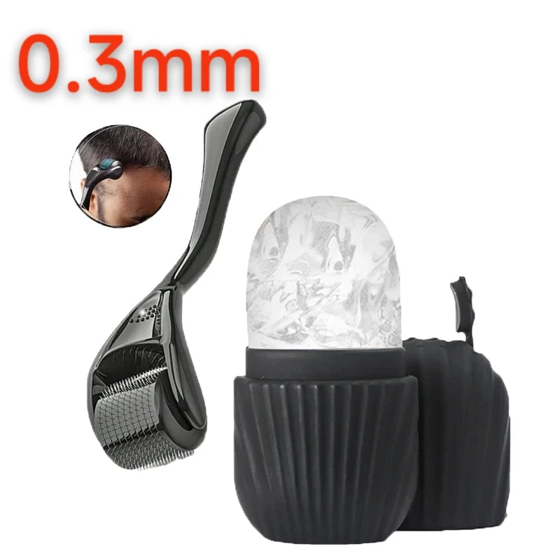 Ice Face Roller & Gua Sha Set – Reduce Puffiness & Sculpt Your Face