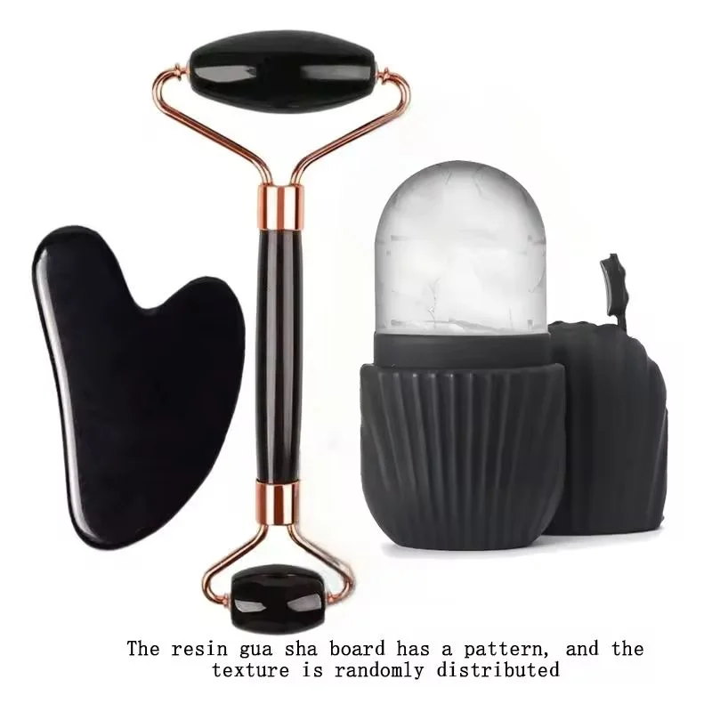 Ice Face Roller & Gua Sha Set – Reduce Puffiness & Sculpt Your Face